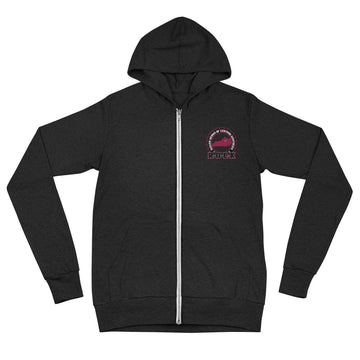 ROCK Embroidered Unisex Zip Hoodie